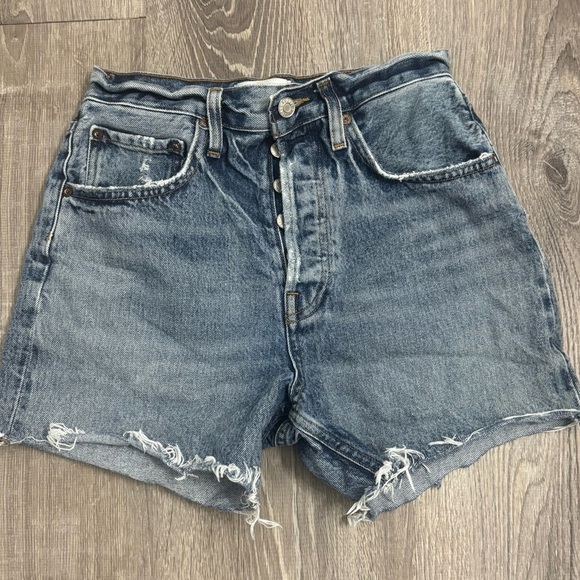 Agolde women’s Jean shorts size 26 - Picture 1 of 2